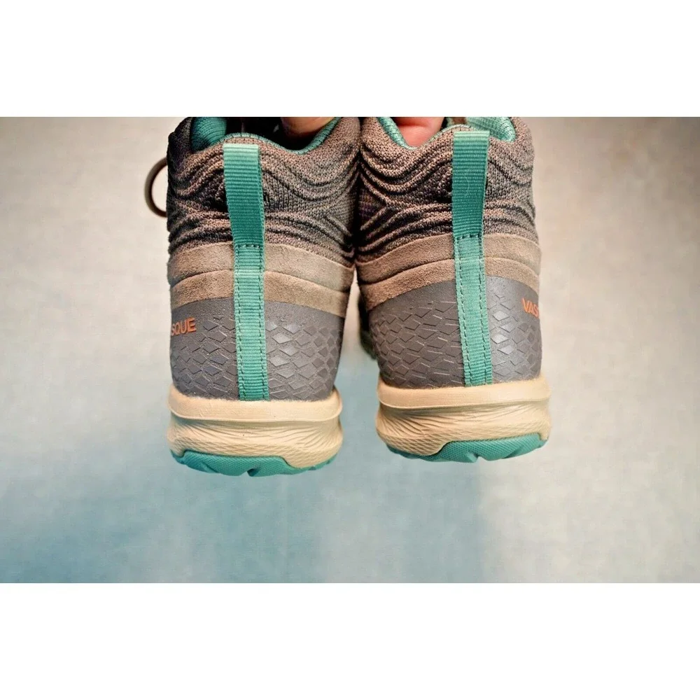 Vasque Womens 8 M Breeze Seude Mid High Hiking Boots Shoes‎ Waterproof Vibram